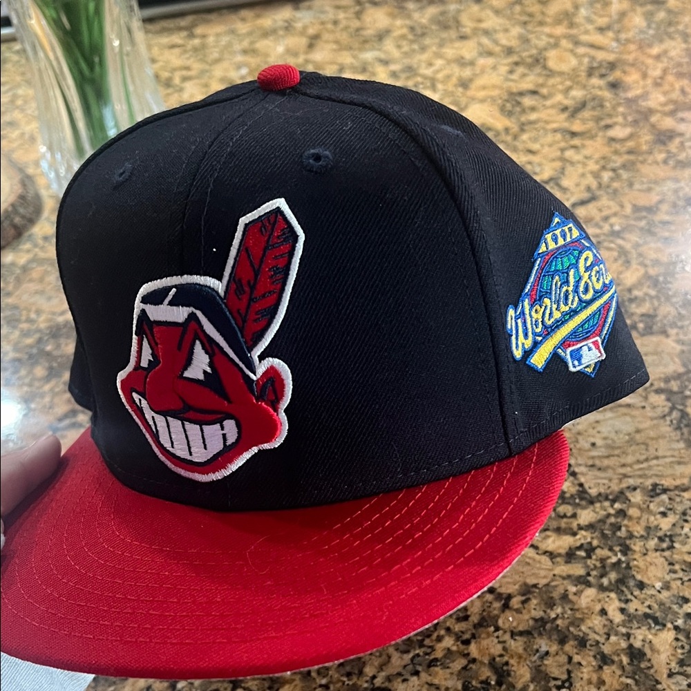 Cleveland Indians Baseball Fitted Cap WORLD SERIES
